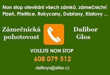 Zámečnická pohotovost Plzeň. TEL: 608 079 512.
